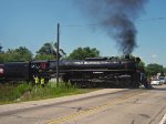 MILW 261 pulls onto the CN Valley Sub to wye the train